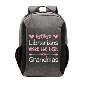 Librarian Retiret Best Grandmas / Love Library Retired Funny Gift Vector Backpack