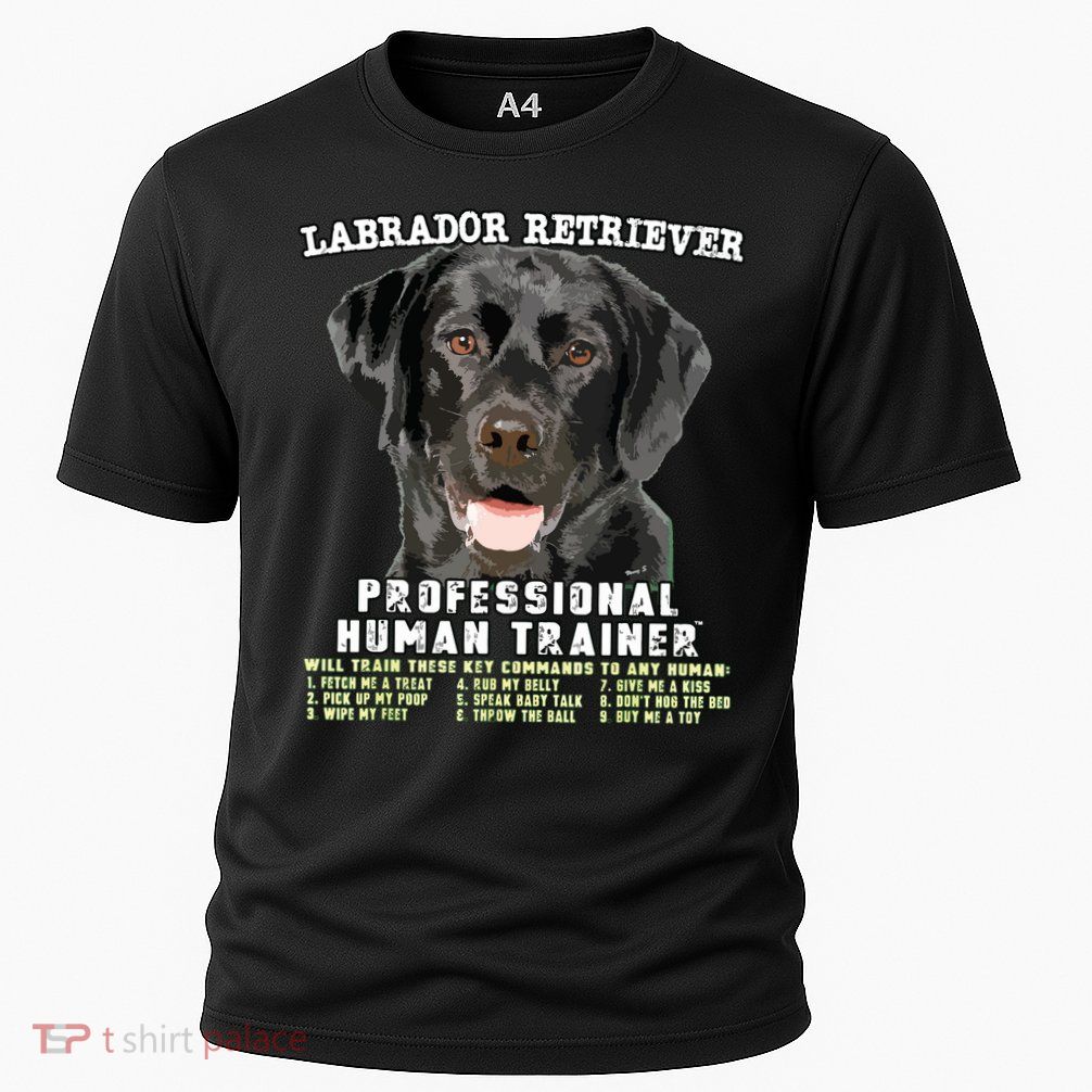 Labrador Retriever Black Lab Professional Human Trainer Cooling Performance Crew T-Shirt