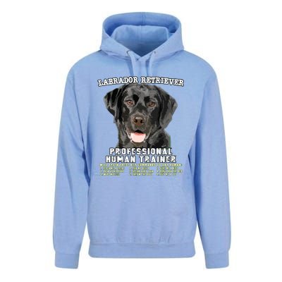 Labrador Retriever Black Lab Professional Human Trainer Unisex Surf Hoodie