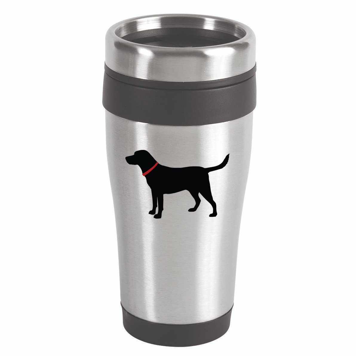 Labrador Retriever Black 16oz Travel Tumbler