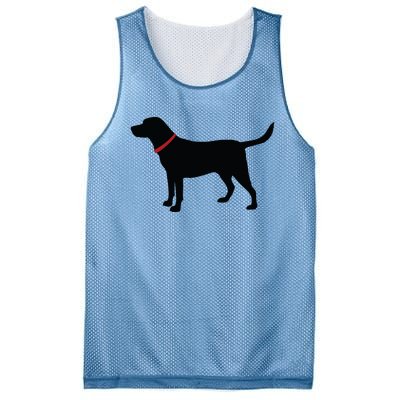 Labrador Retriever Black Mesh Reversible Basketball Jersey Tank