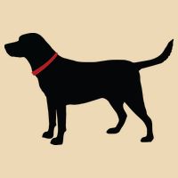Labrador Retriever Black Zip Tote Bag