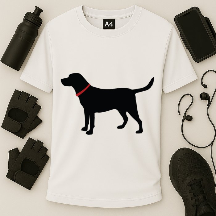 Labrador Retriever Black Performance Shirt