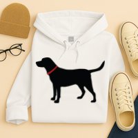 Labrador Retriever Black Hoodie