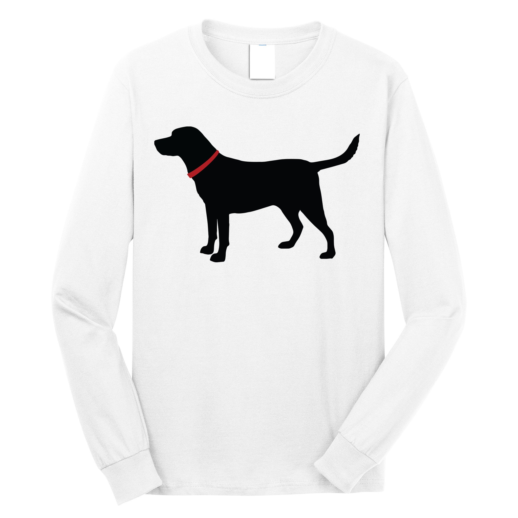 Labrador Retriever Black Long Sleeve Shirt