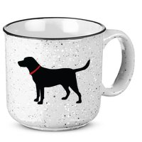 Labrador Retriever Black 15oz Campfire Ceramic Mug