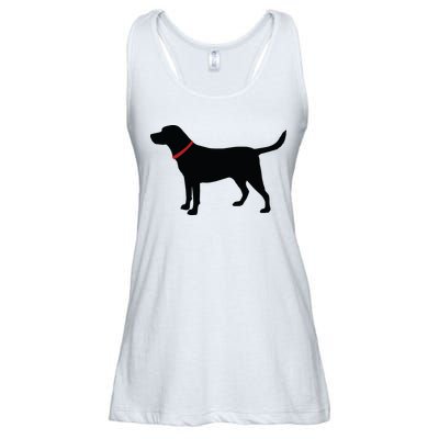 Labrador Retriever Black Ladies Essential Flowy Tank