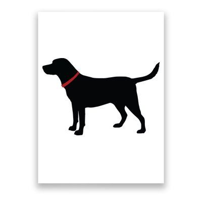 Labrador Retriever Black Poster