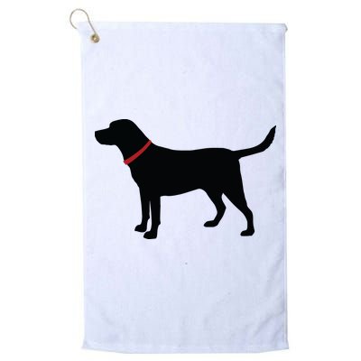 Labrador Retriever Black Golf Towel