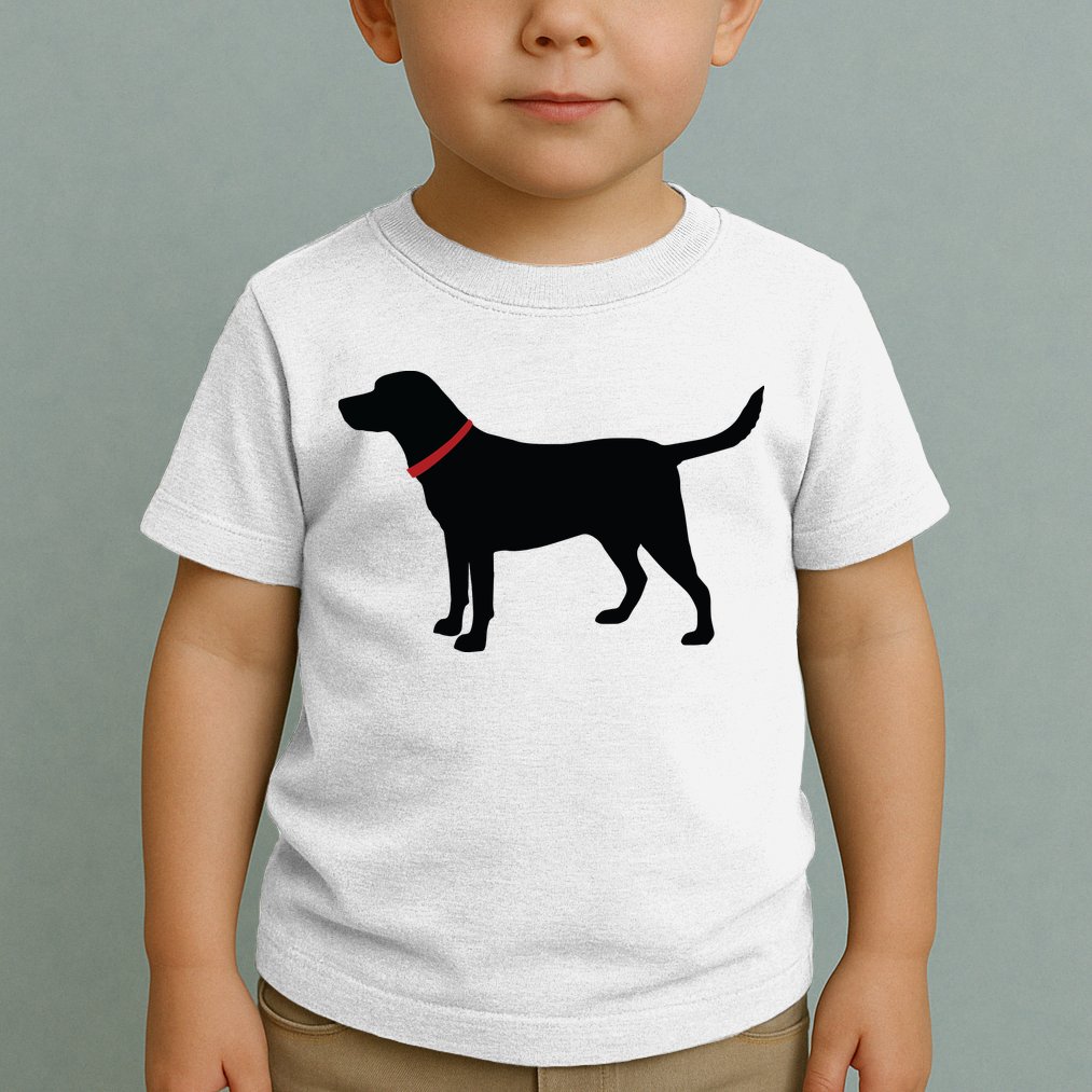 Labrador Retriever Black Toddler T-Shirt
