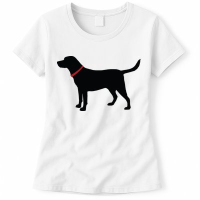 Labrador Retriever Black Womens T-Shirt