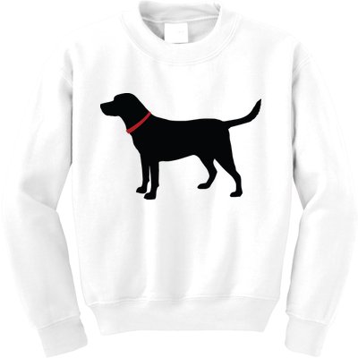 Labrador Retriever Black Kids Sweatshirt