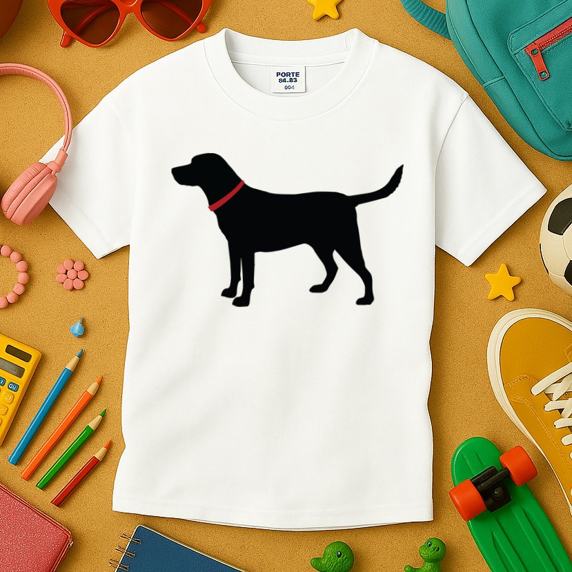 Labrador Retriever Black Kids T-Shirt