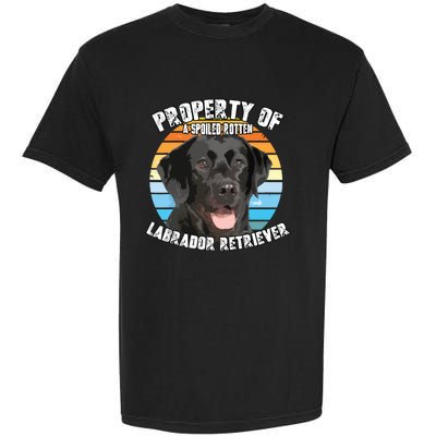 Labrador Retriever Black Owner Lover Retro Vintage Garment-Dyed Heavyweight T-Shirt