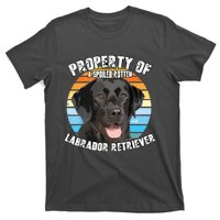 Labrador Retriever Black Owner Lover Retro Vintage T-Shirt