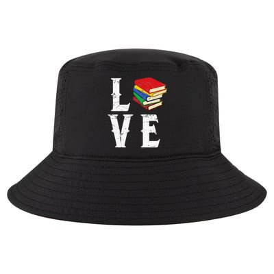 Love Reading Book Novel Lover Books Library Bookworm Reader Cool Comfort Performance Bucket Hat