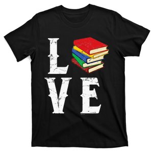 Love Reading Book Novel Lover Books Library Bookworm Reader T-Shirt