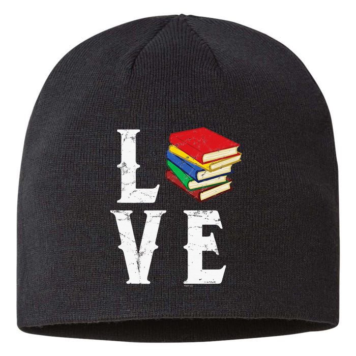 Love Reading Book Novel Lover Books Library Bookworm Reader Sustainable Beanie