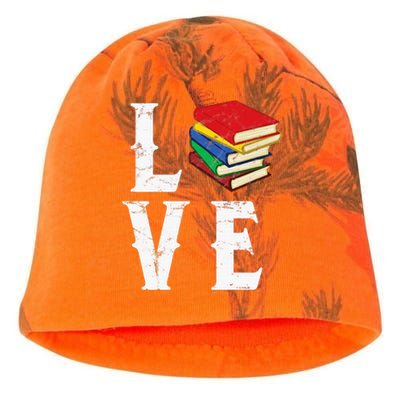 Love Reading Book Novel Lover Books Library Bookworm Reader Kati - Camo Knit Beanie