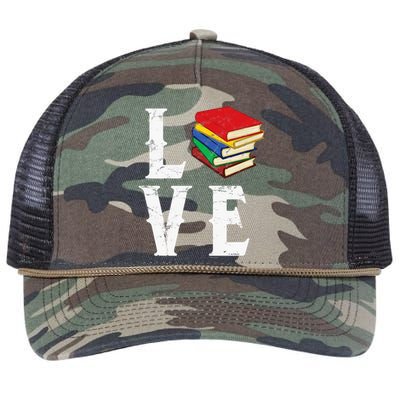 Love Reading Book Novel Lover Books Library Bookworm Reader Retro Rope Trucker Hat Cap