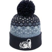 Lovejoy Rock Band The Baniff Cuffed Pom Beanie