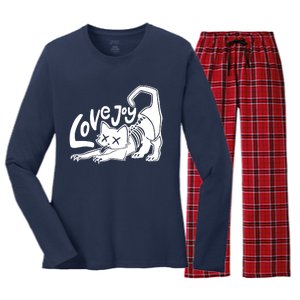 Lovejoy Rock Band Women's Long Sleeve Flannel Pajama Set 