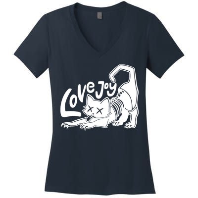 Lovejoy Rock Band Women's V-Neck T-Shirt