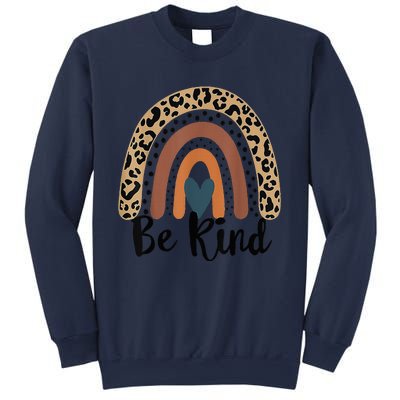 Leopard Rainbow Be Kind We Wear Orange For Unity Day Sweatshirt