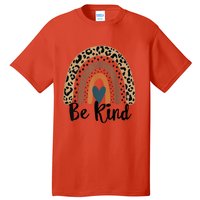 Leopard Rainbow Be Kind We Wear Orange For Unity Day Tall T-Shirt