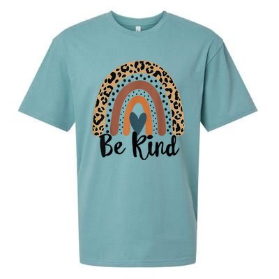 Leopard Rainbow Be Kind We Wear Orange For Unity Day Sueded Cloud Jersey T-Shirt