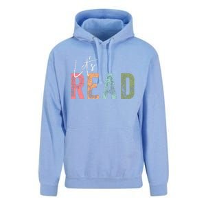 LetS Read Book Lover Librarian Teacher Unisex Surf Hoodie