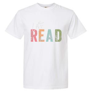 LetS Read Book Lover Librarian Teacher Garment-Dyed Heavyweight T-Shirt