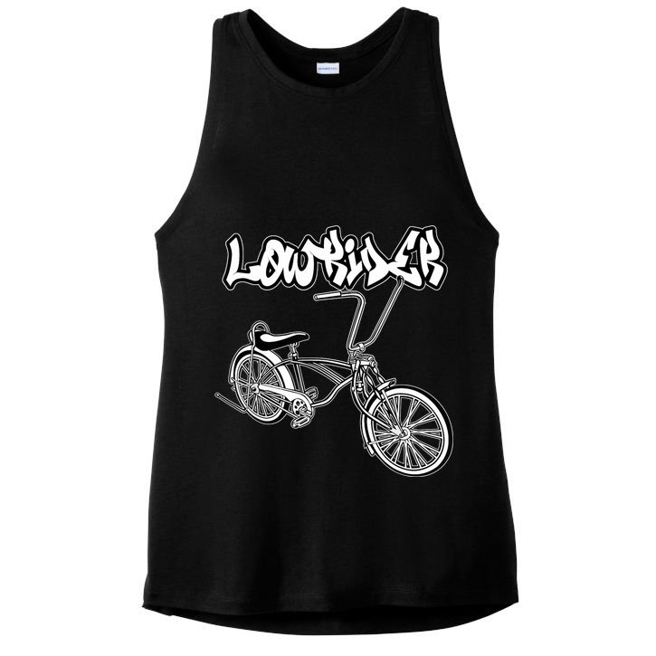 Low Rider Bicycle For . Chicano Cholo Lowrider Bike Ladies PosiCharge Tri-Blend Wicking Tank