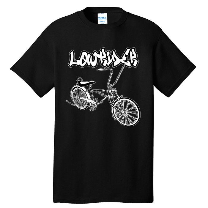 Low Rider Bicycle For . Chicano Cholo Lowrider Bike Tall T-Shirt