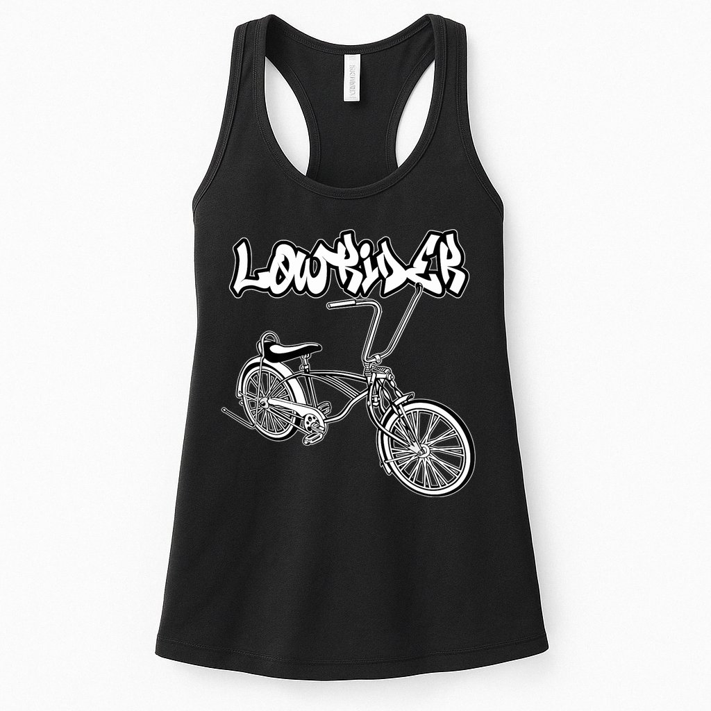 Low Rider Bicycle For . Chicano Cholo Lowrider Bike Womens Tank Top