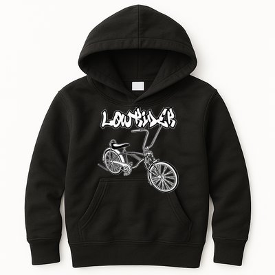 Low Rider Bicycle For . Chicano Cholo Lowrider Bike Kids Hoodie