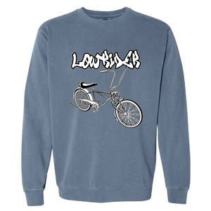 Low Rider Bicycle For . Chicano Cholo Lowrider Bike Garment-Dyed Sweatshirt