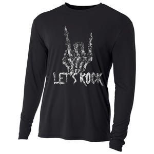 Lets Rock Band S Rock And Roll Concert Graphic S Cooling Performance Long Sleeve Crew