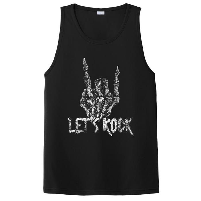 Lets Rock Band S Rock And Roll Concert Graphic S PosiCharge Competitor Tank