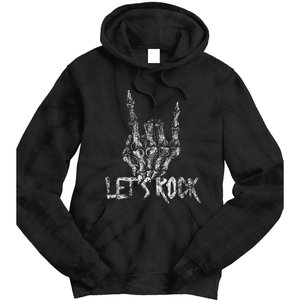 Lets Rock Band S Rock And Roll Concert Graphic S Tie Dye Hoodie