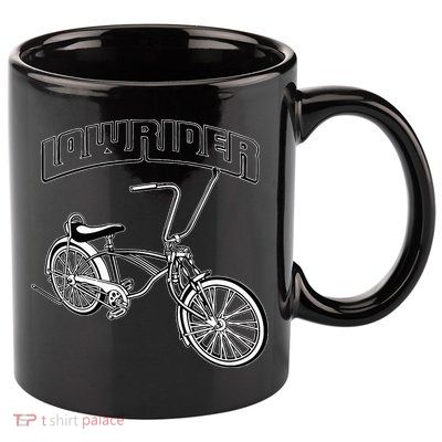Low Rider Bicycle For Chicano Cholo Lowrider Bike 11oz C Handle Ceramic Mug