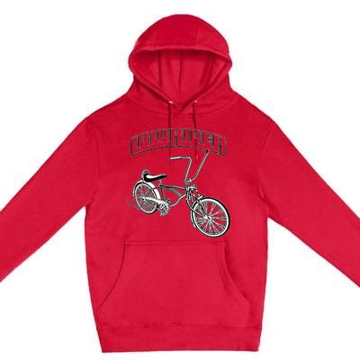 Low Rider Bicycle For Chicano Cholo Lowrider Bike Premium Pullover Hoodie