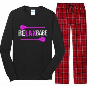 Lacrosse Relax Babe Long Sleeve Pajama Set