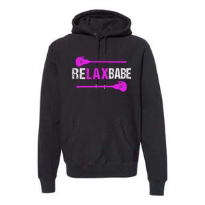 Lacrosse Relax Babe Premium Hoodie