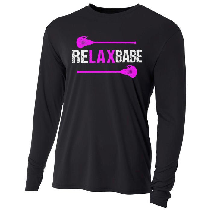 Lacrosse Relax Babe Cooling Performance Long Sleeve Crew