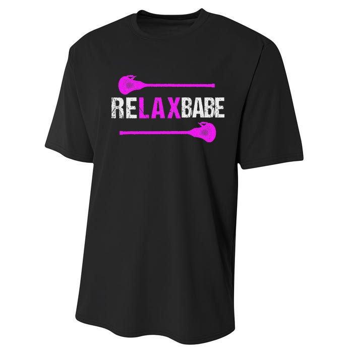 Lacrosse Relax Babe Performance Sprint T-Shirt