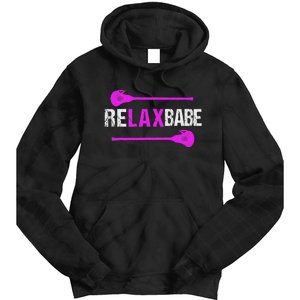 Lacrosse Relax Babe Tie Dye Hoodie