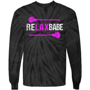 Lacrosse Relax Babe Tie-Dye Long Sleeve Shirt