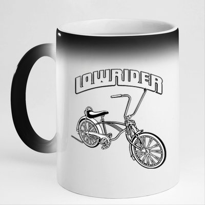 Low Rider Bicycle Chicano Cholo Lowrider Bike 11oz Black Color Changing Mug