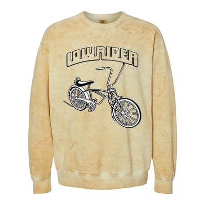 Low Rider Bicycle Chicano Cholo Lowrider Bike Colorblast Crewneck Sweatshirt